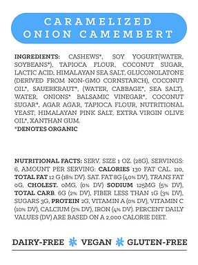 Vtopian - Caramelized Onion Camembert 6oz