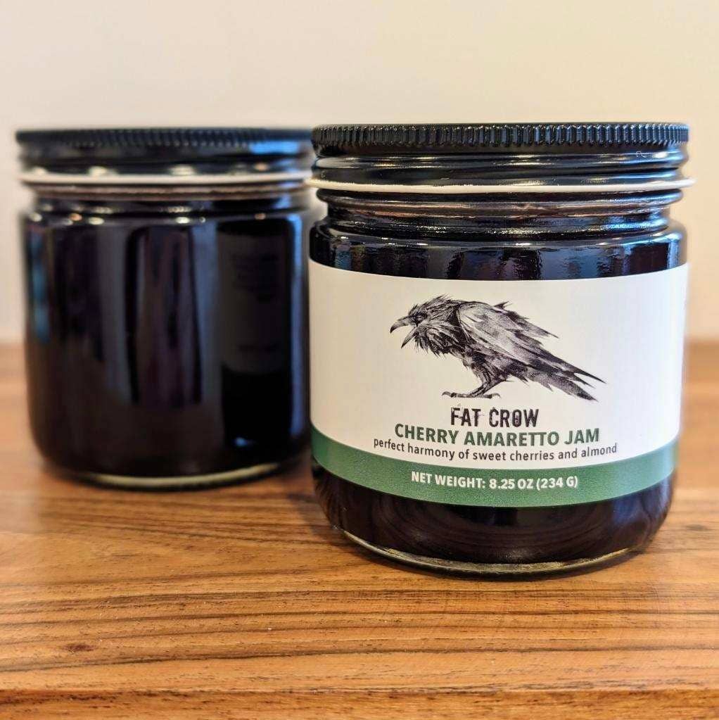 Fat Crow - Cherry Amaretto Jam 4oz