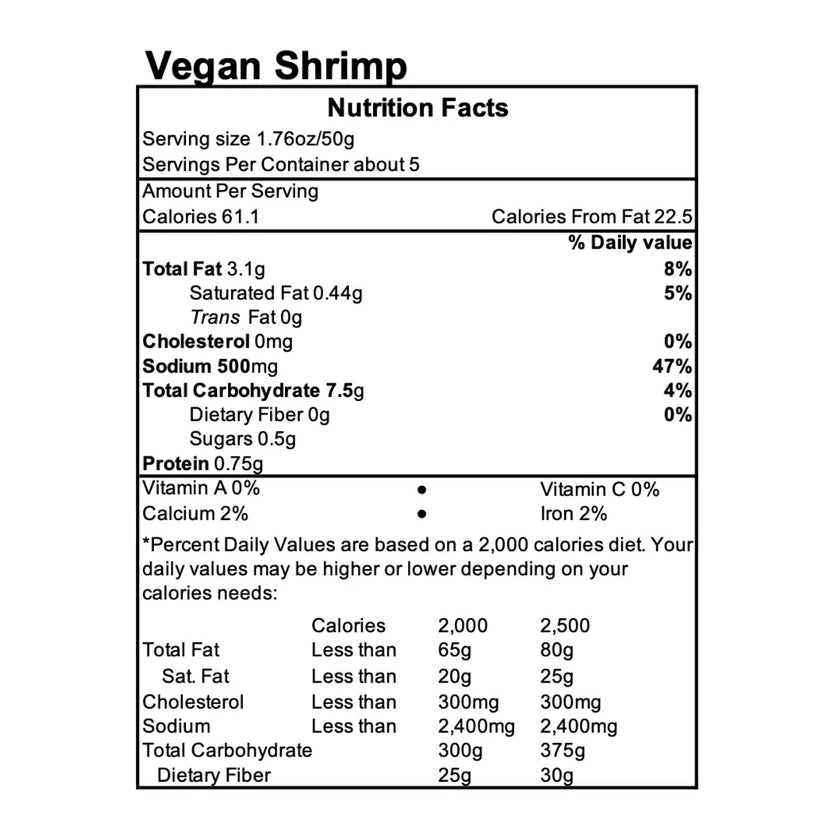All Vegetarian - Vegan Shrimp 8.8oz
